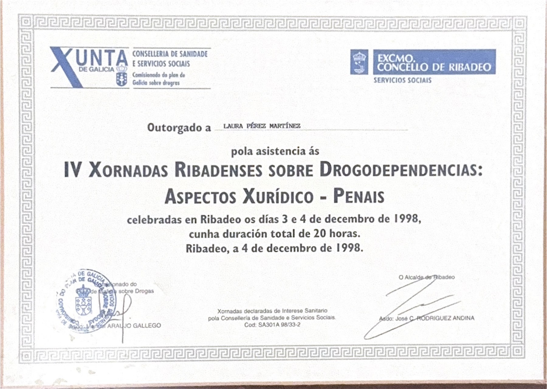 Drogodependencias: aspectos jurídico-penales