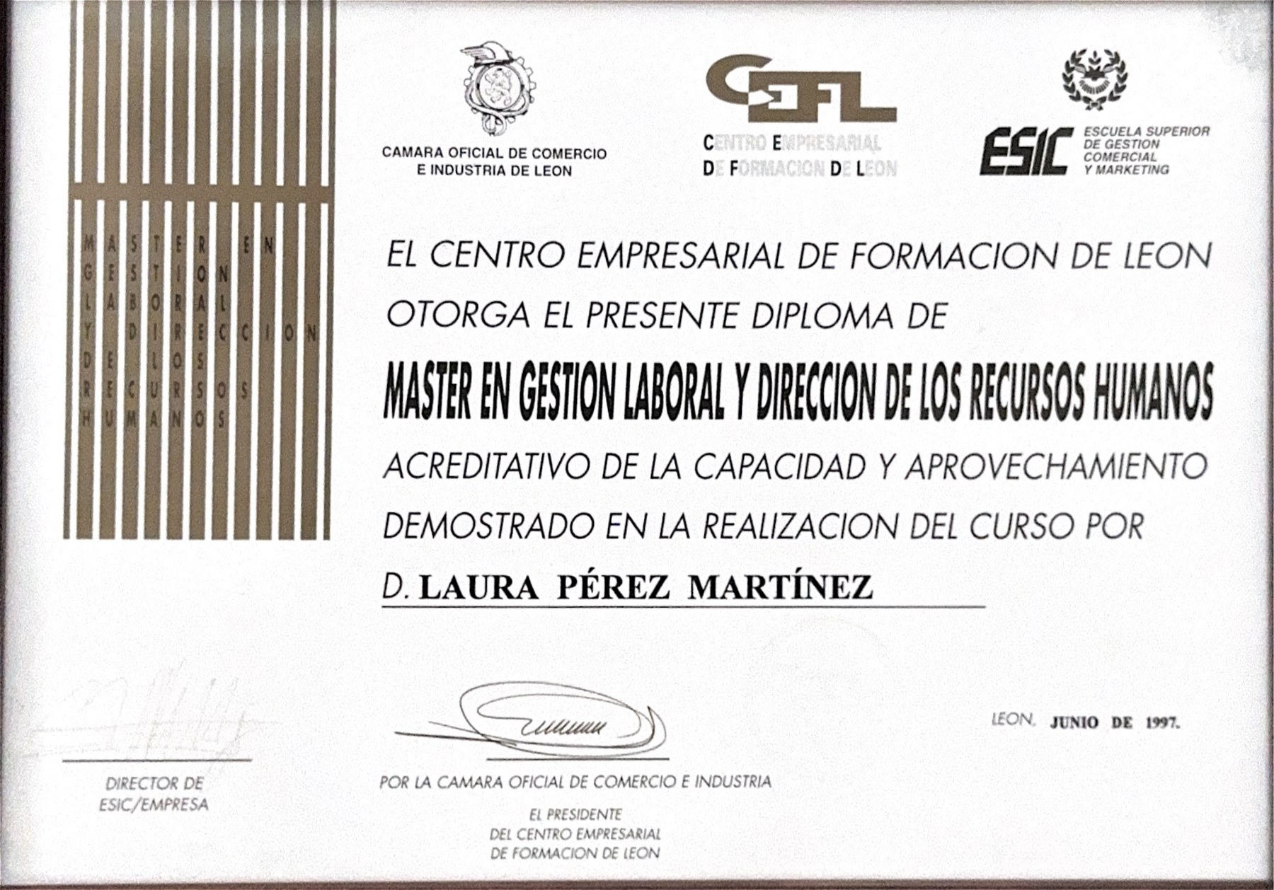 Máster en Gestión Laboral y Dirección de Recursos Humanos